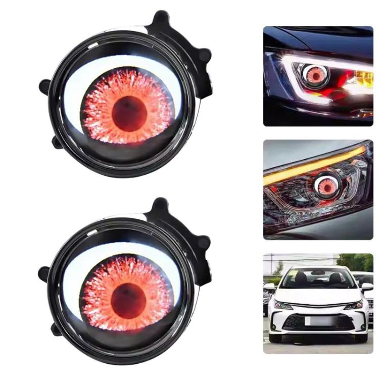 3-Inch Car Motorcycle LED Demon Eye Light Modification, For Two 3-Inch Car Motorcycle LED Demon Eye Light Modification, For Two